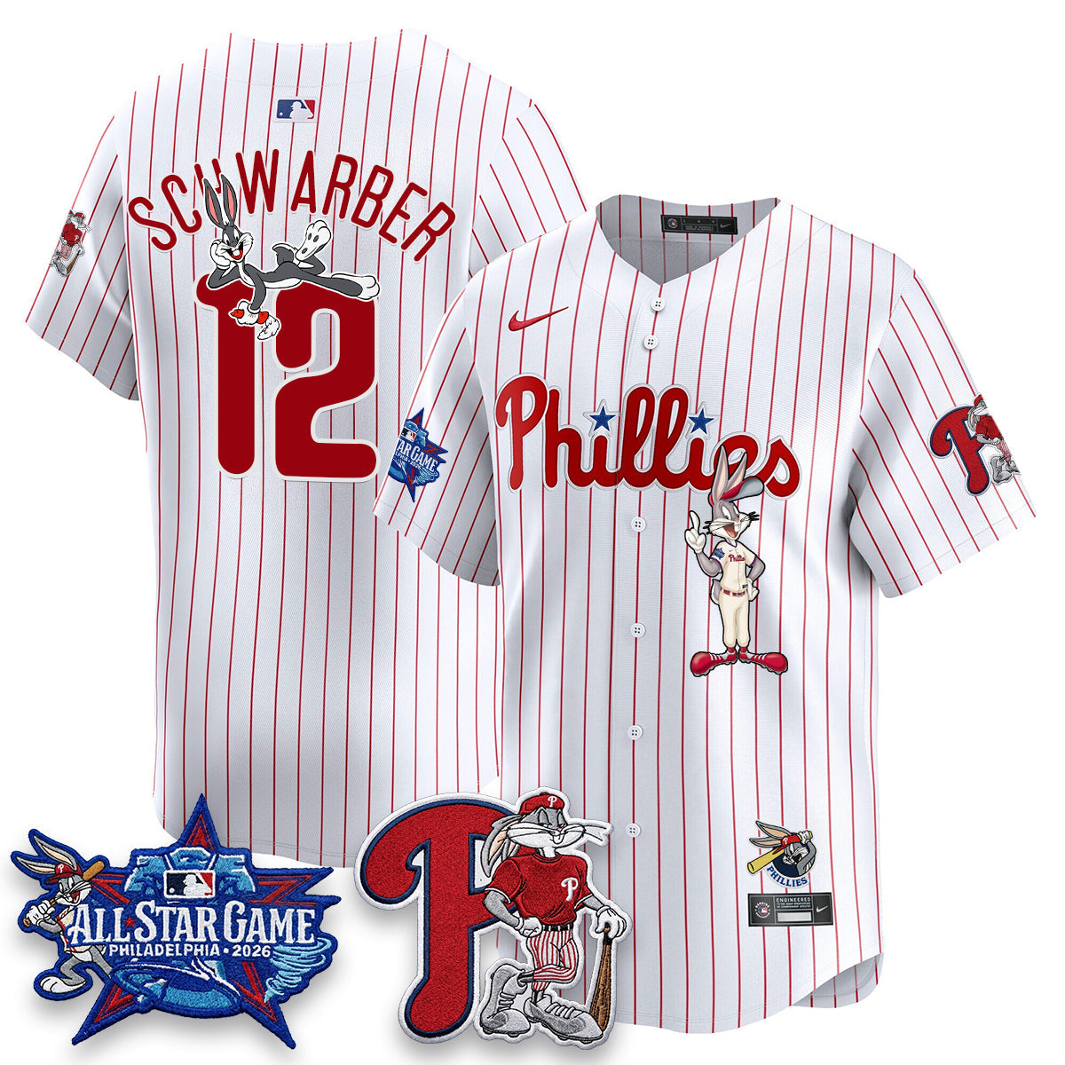 Philadelphia Phillies x Bunny Vapor Premier Limited Jersey - Stitched by Philadelphia Phillies