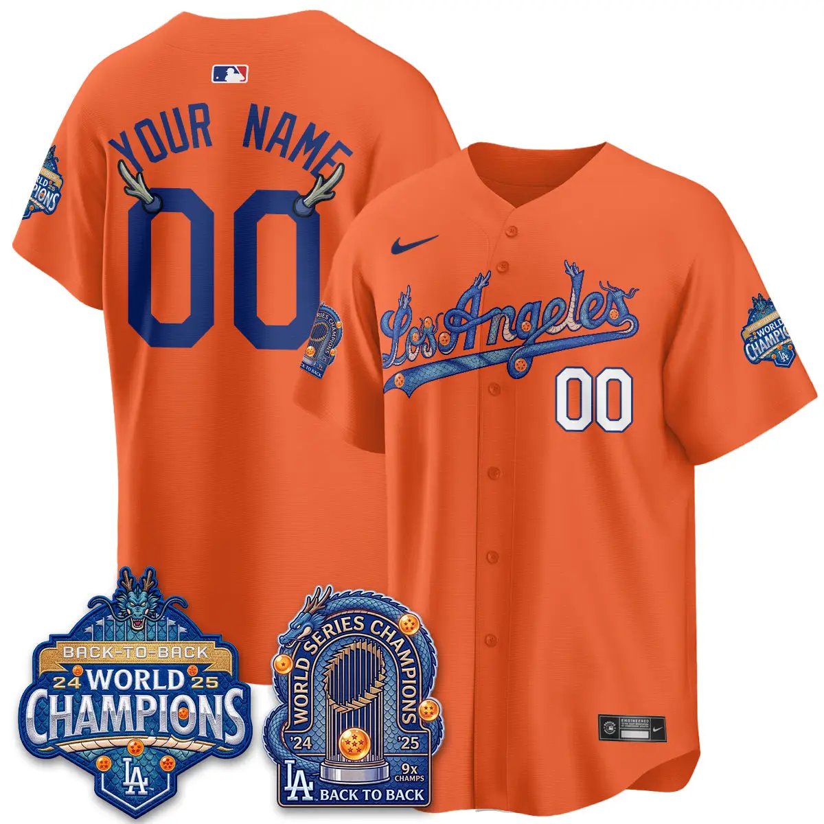 LAD x DB Night 2026 Vapor Custom Jersey - Stitched by Los Angeles Dodgers