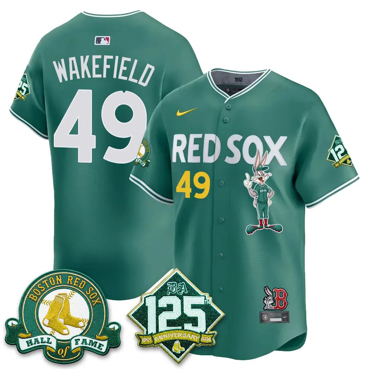 BOS x Bunny Vapor Premier Limited Jersey - Stitched by Boston Red Sox