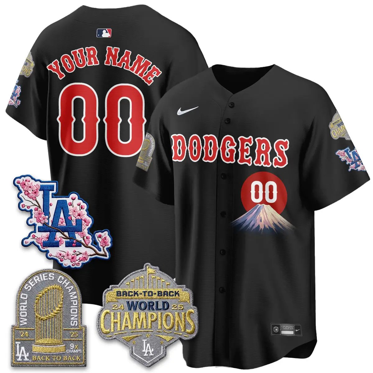 Los Angeles Dodgers Japanese Heritage Night 2026 Custom Jersey - All Stitched V2 by Los Angeles Dodgers