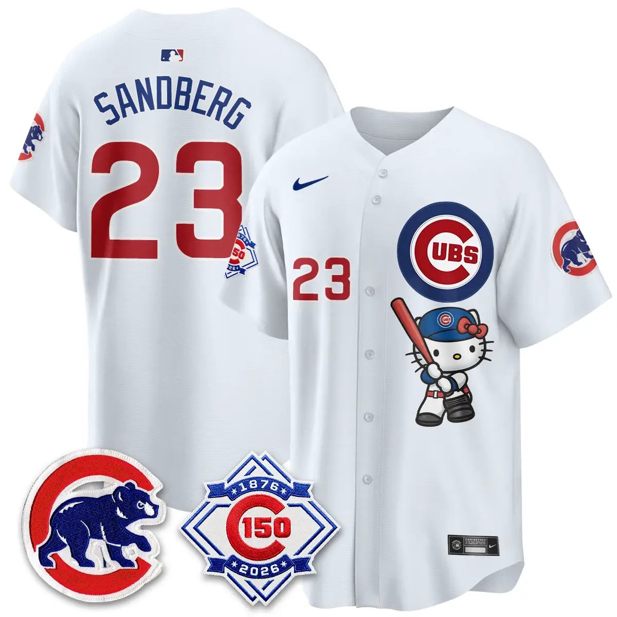 Chicago Cubs x Meow KT Vapor Premier Limited Jersey - All Stitched by Chicago Cubs