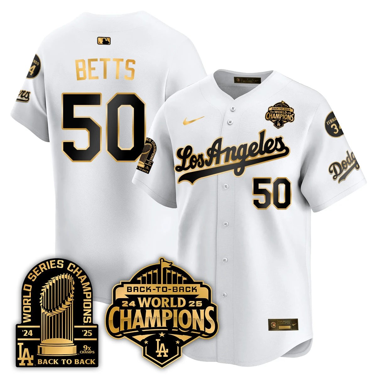 LAD Alternate Vapor Limited Jersey - 9x Champs - All Stitched by Los Angeles Dodgers