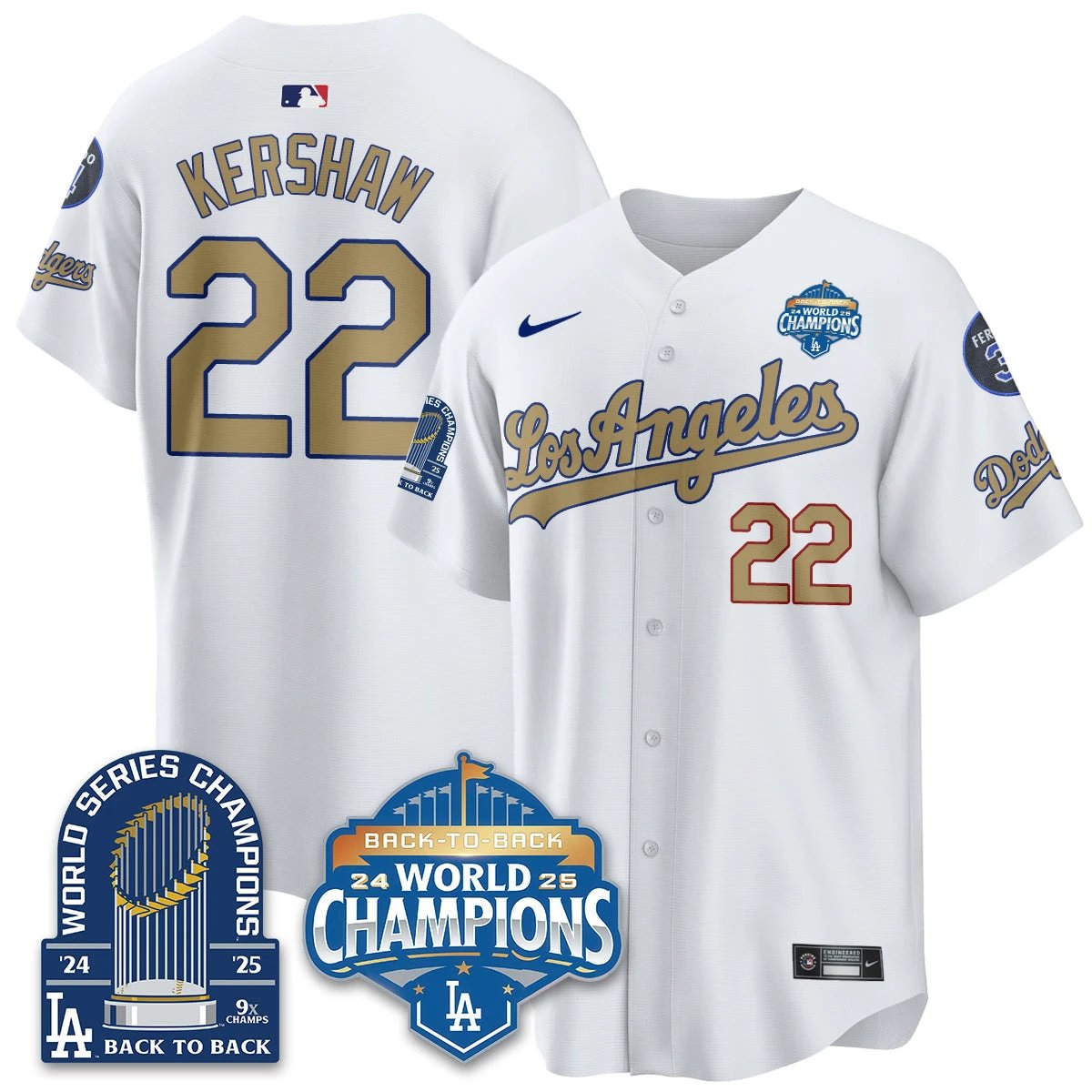 LAD Alternate Vapor Limited Jersey - 9x Champs - All Stitched by Los Angeles Dodgers