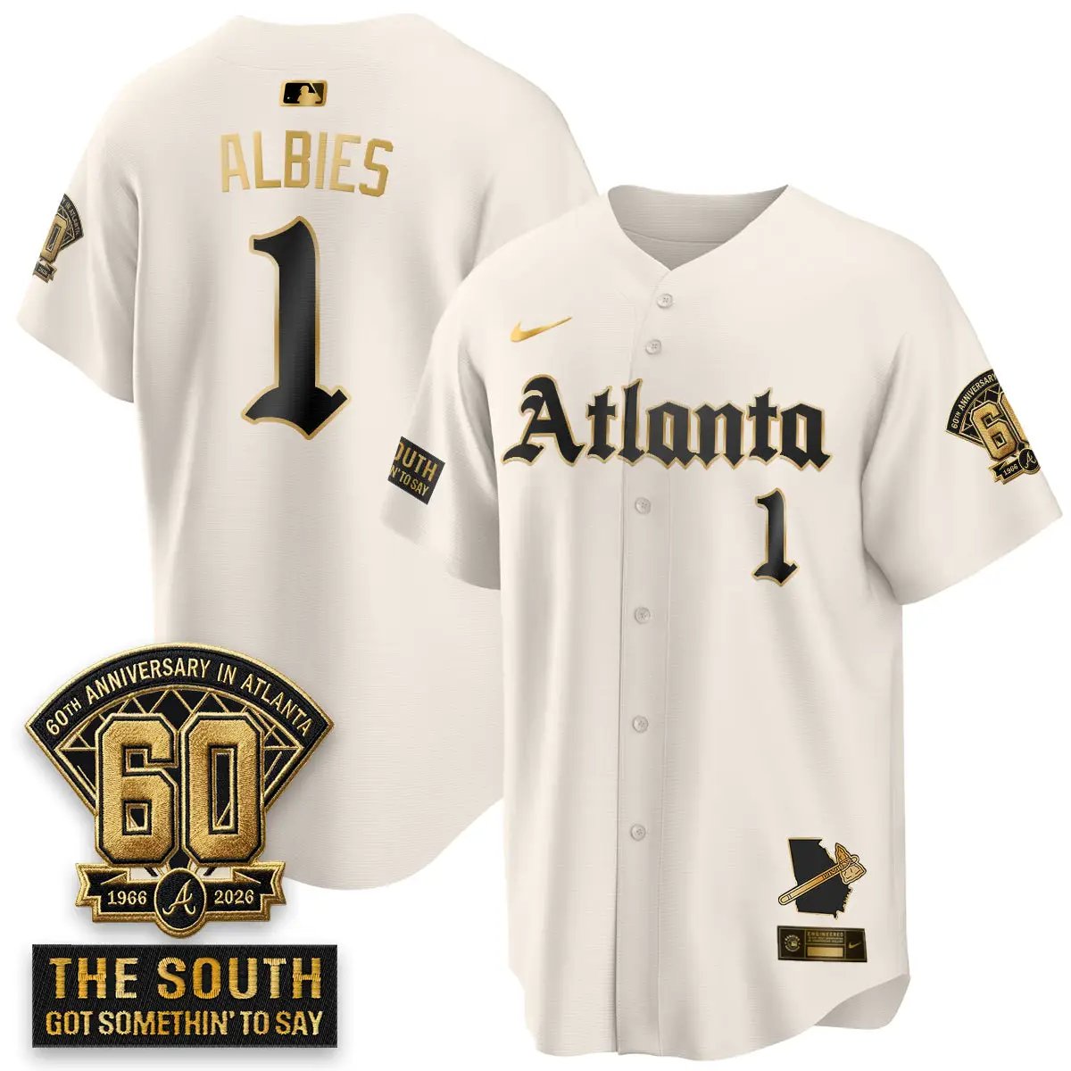 ATL 2026 Gothic Edition Vapor Limited Jersey - All Stitched V2 by Atlanta Braves