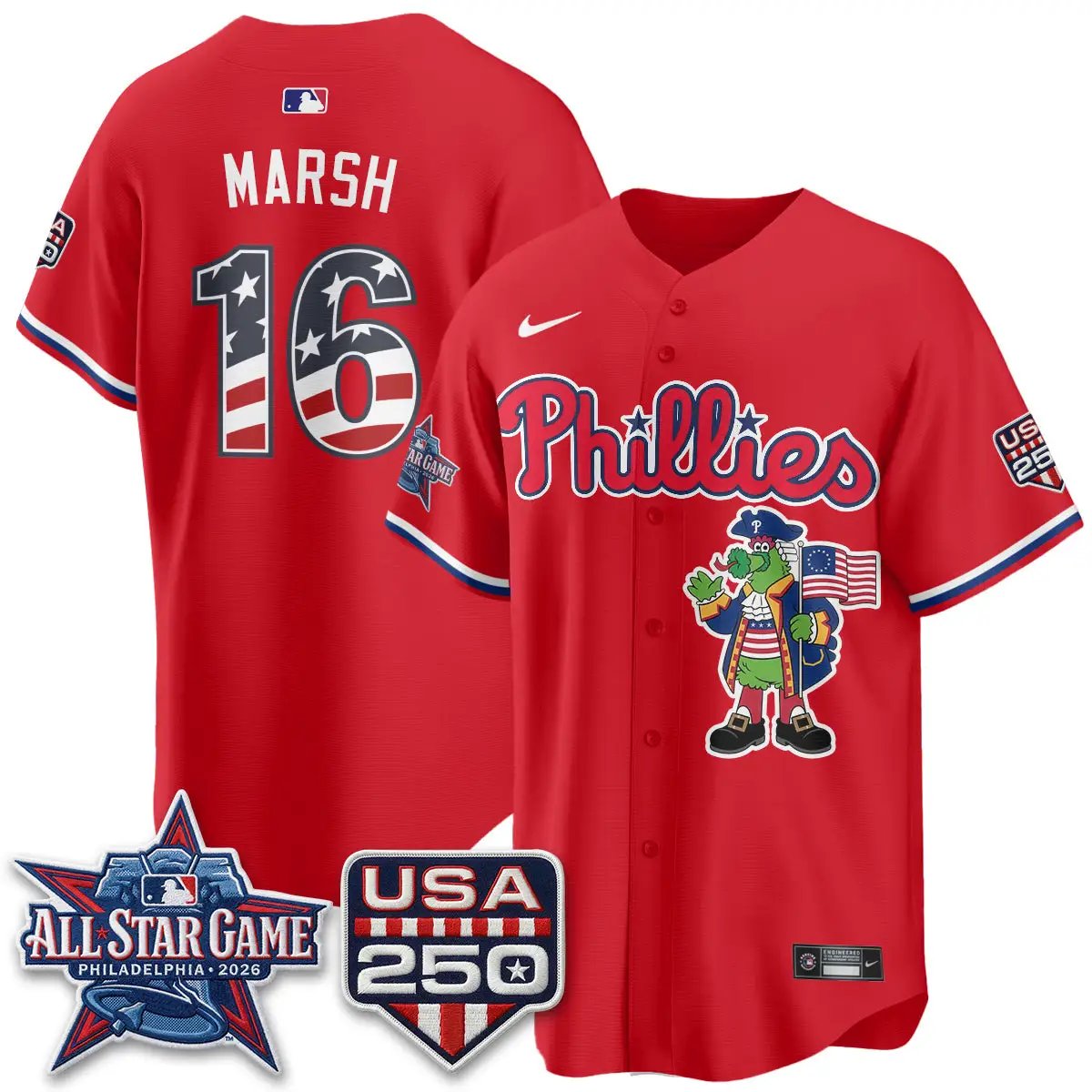 PHI 2026 All Star Phanatic Edition Vapor Jersey - Stitched by Philadelphia Phillies