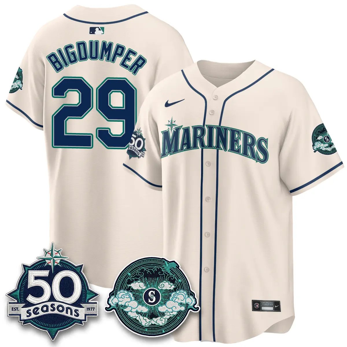 SEA x FW Night Limited Jersey - All Stitched by Seattle Mariners