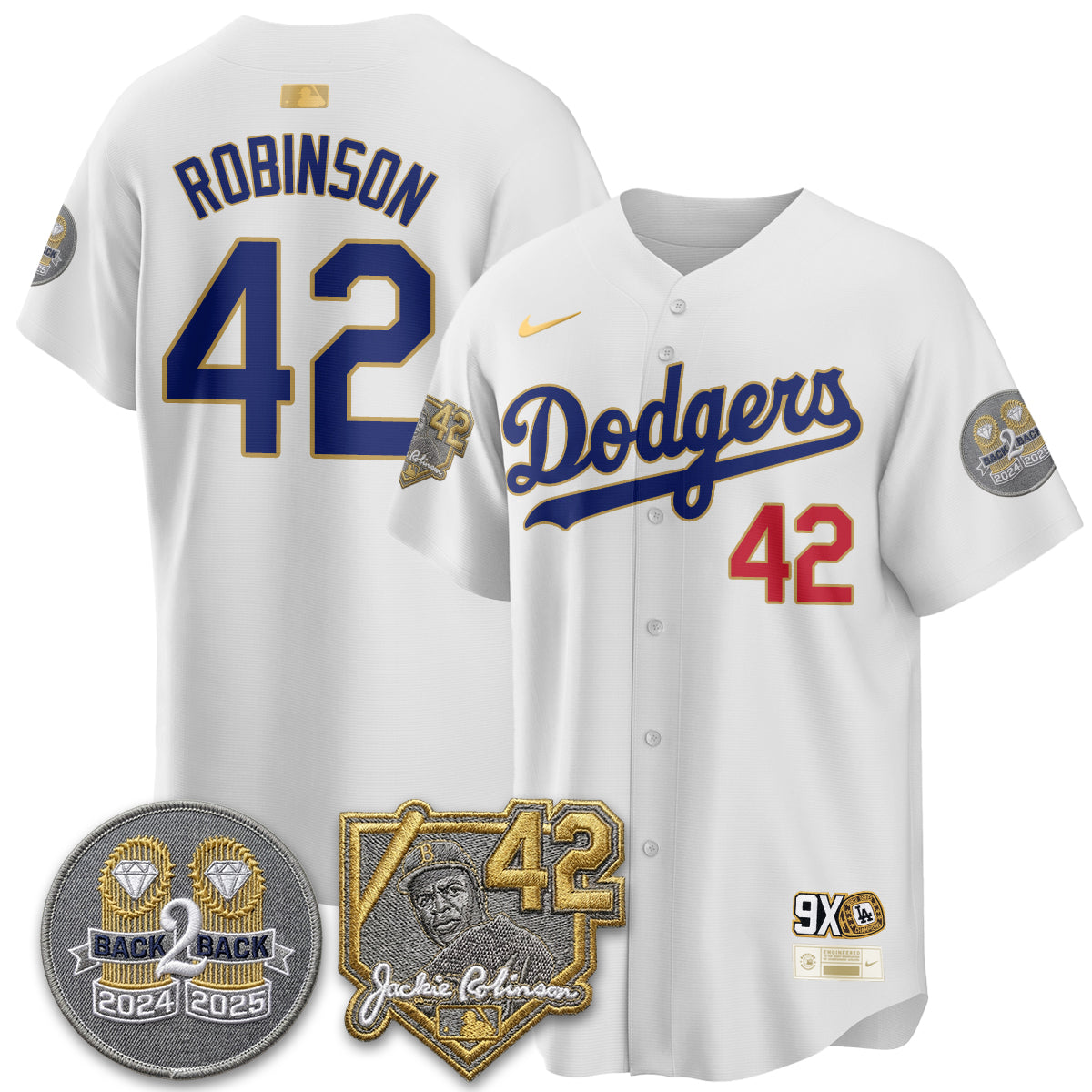 Los Angeles Dodgers - 2026 Jackie Robinson Day Vapor Limited Jersey - All Stitched by Los Angeles Dodgers