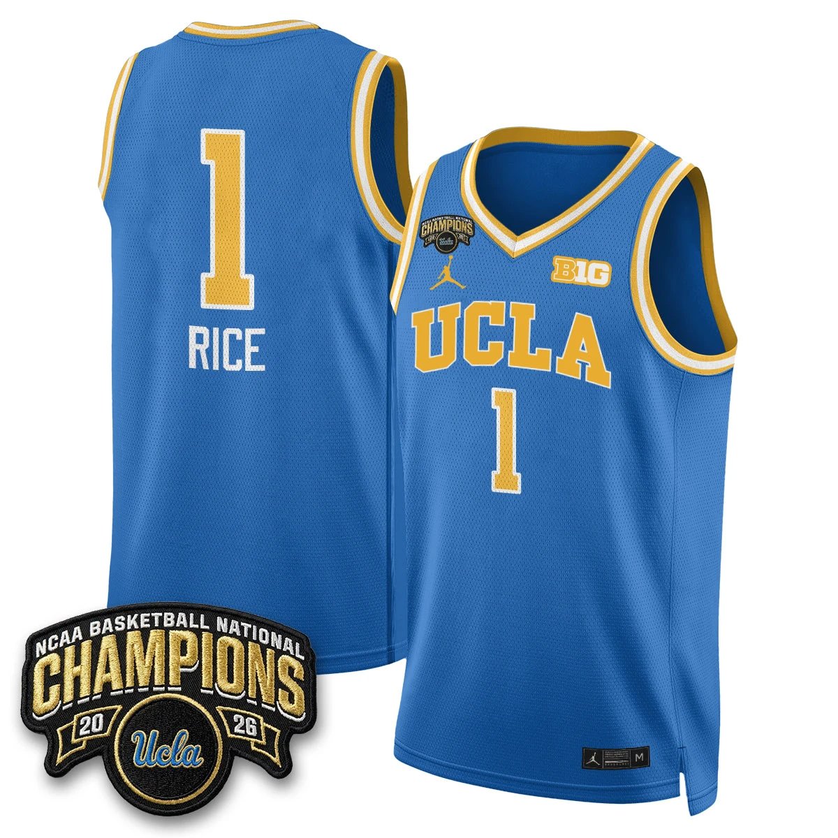 UCLA Women's Basketball Champion 2026 Limited Jersey - All Stitched by UCLA
