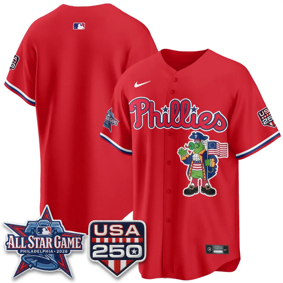 PHI 2026 All Star Phanatic Edition Vapor Jersey - Stitched by Philadelphia Phillies