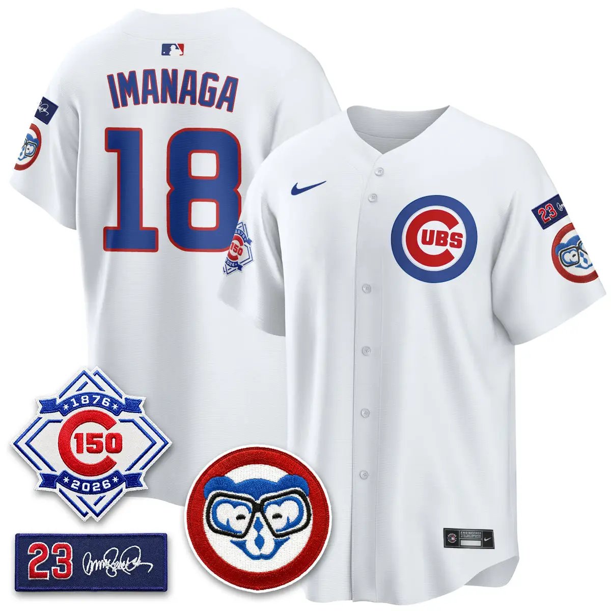 CHC 150th Anniversary Holy Cow Vapor Premier Limited Jersey - All Stitched by Chicago Cubs