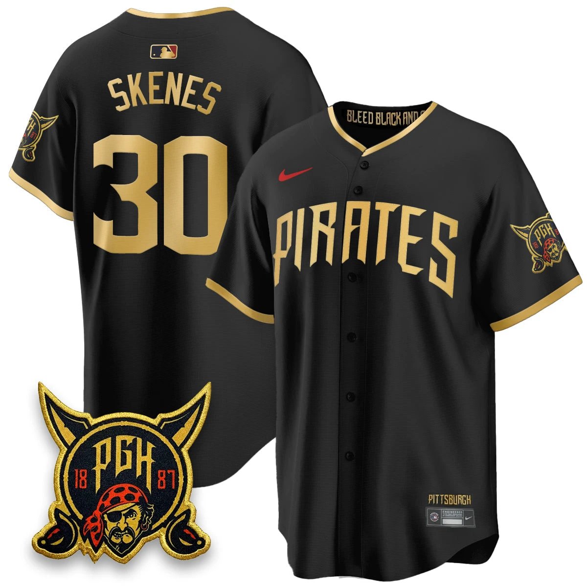 PIT 2026 City Connect Vapor Limited Jersey - All Stitched by Pittsburgh Pirates