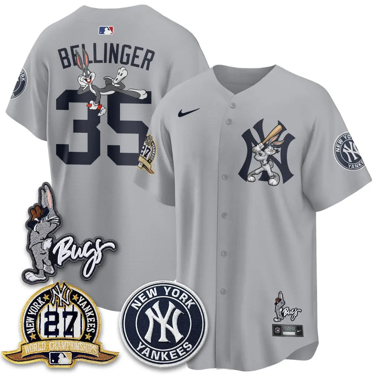 NYY Bunny Vapor Limited Jersey - All Stitched by New York Yankees