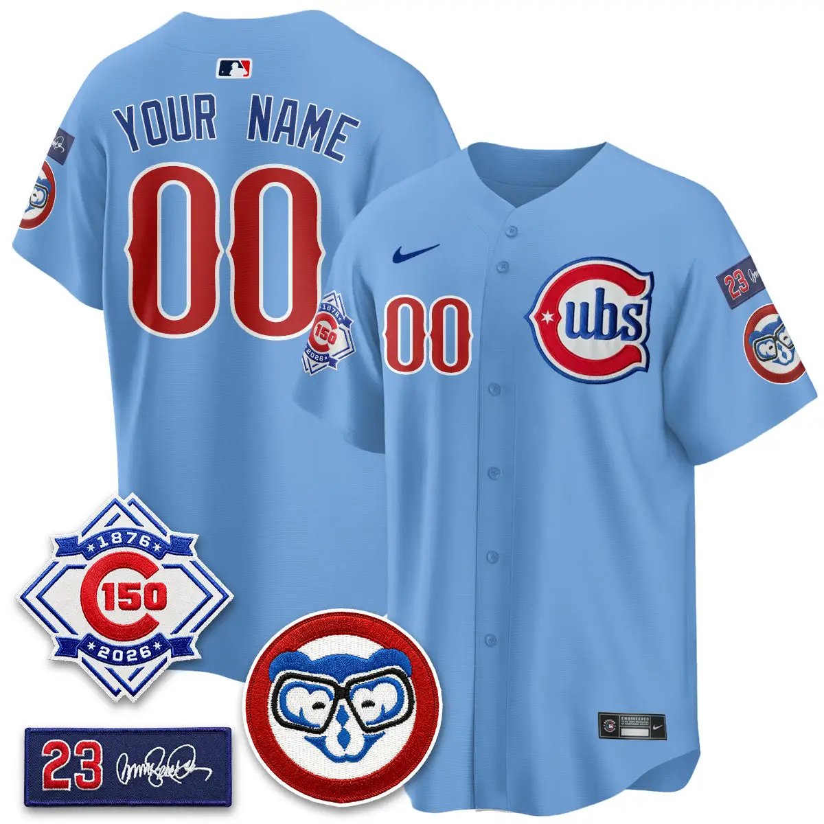 CHC 150th Anniversary Holy Cow Vapor Premier Limited Custom Jersey - All Stitched by Chicago Cubs