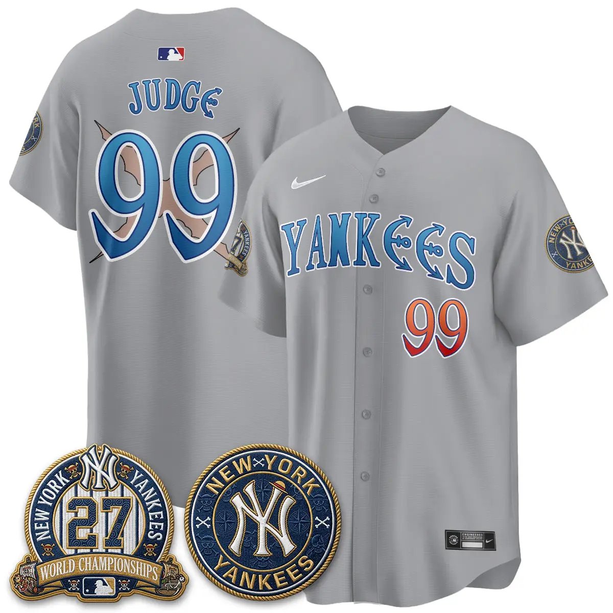 NYY x Japanese Cartoon Limited Jersey - Stitched by New York Yankees