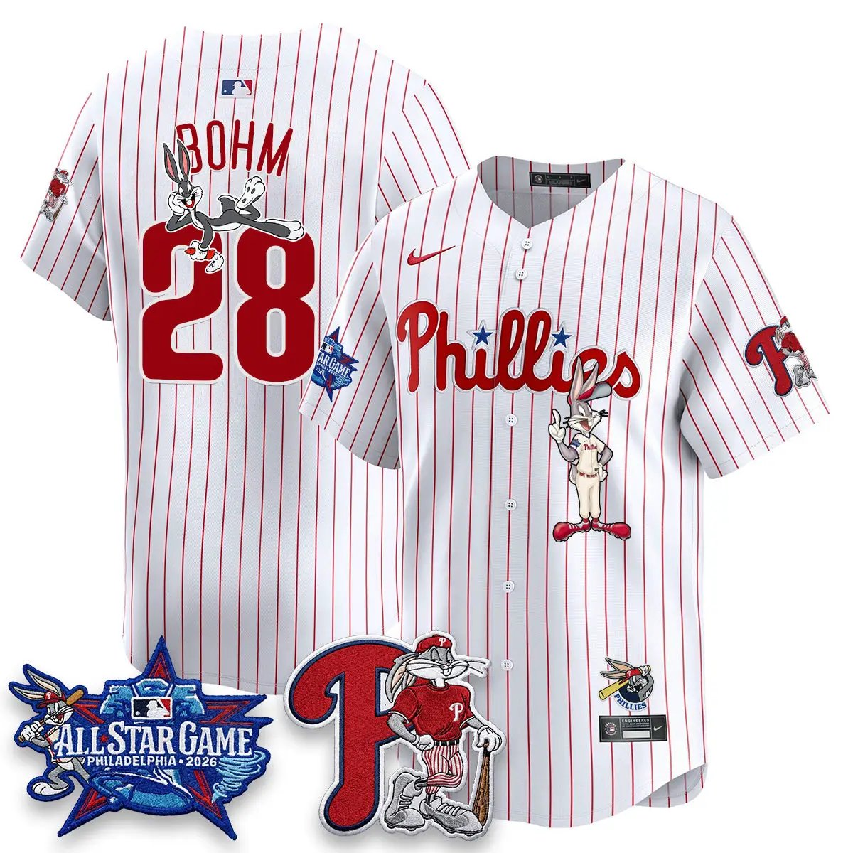 Philadelphia Phillies x Bunny Vapor Premier Limited Jersey - Stitched by Philadelphia Phillies