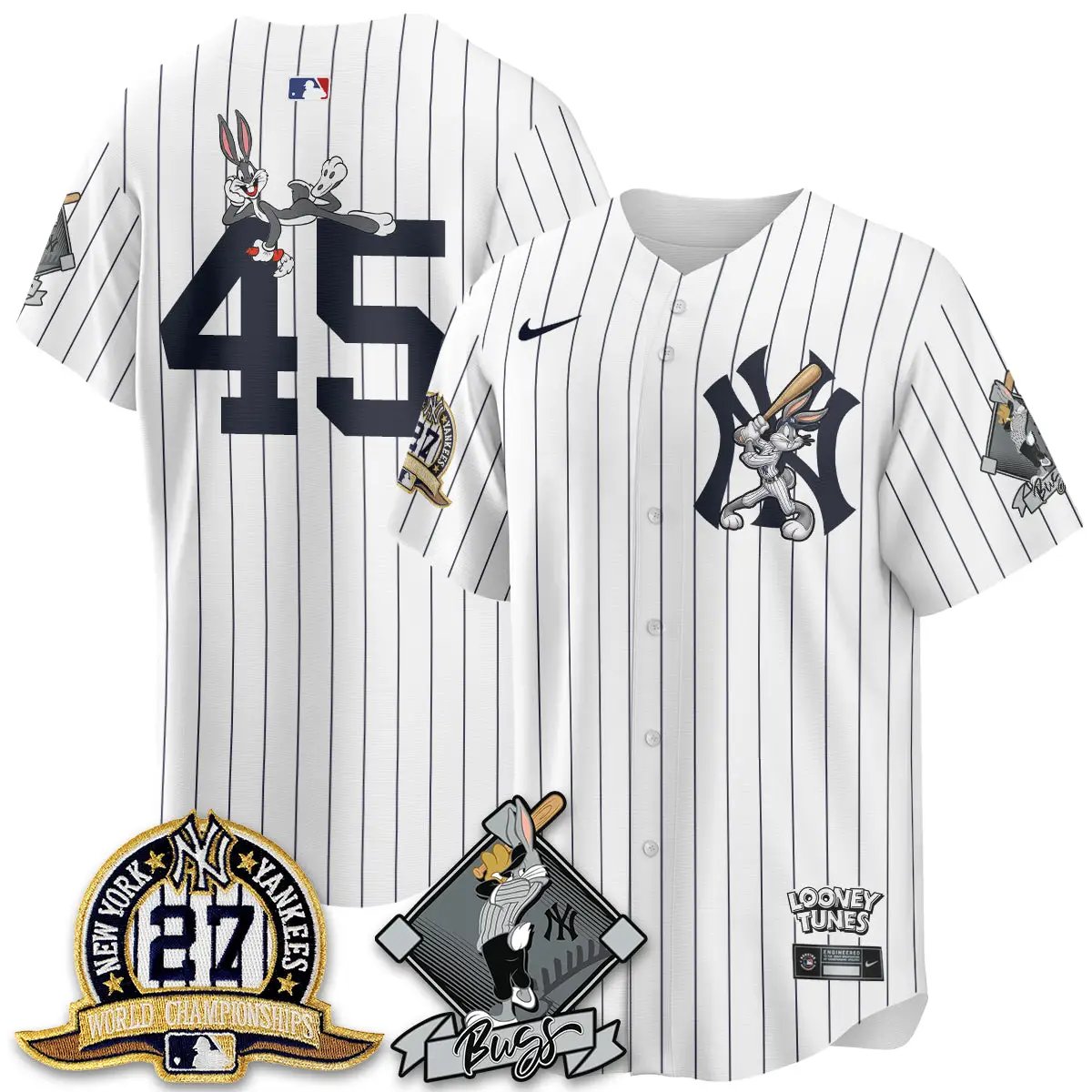 NYY Bunny Vapor Limited Jersey V2- Stitched by New York Yankees
