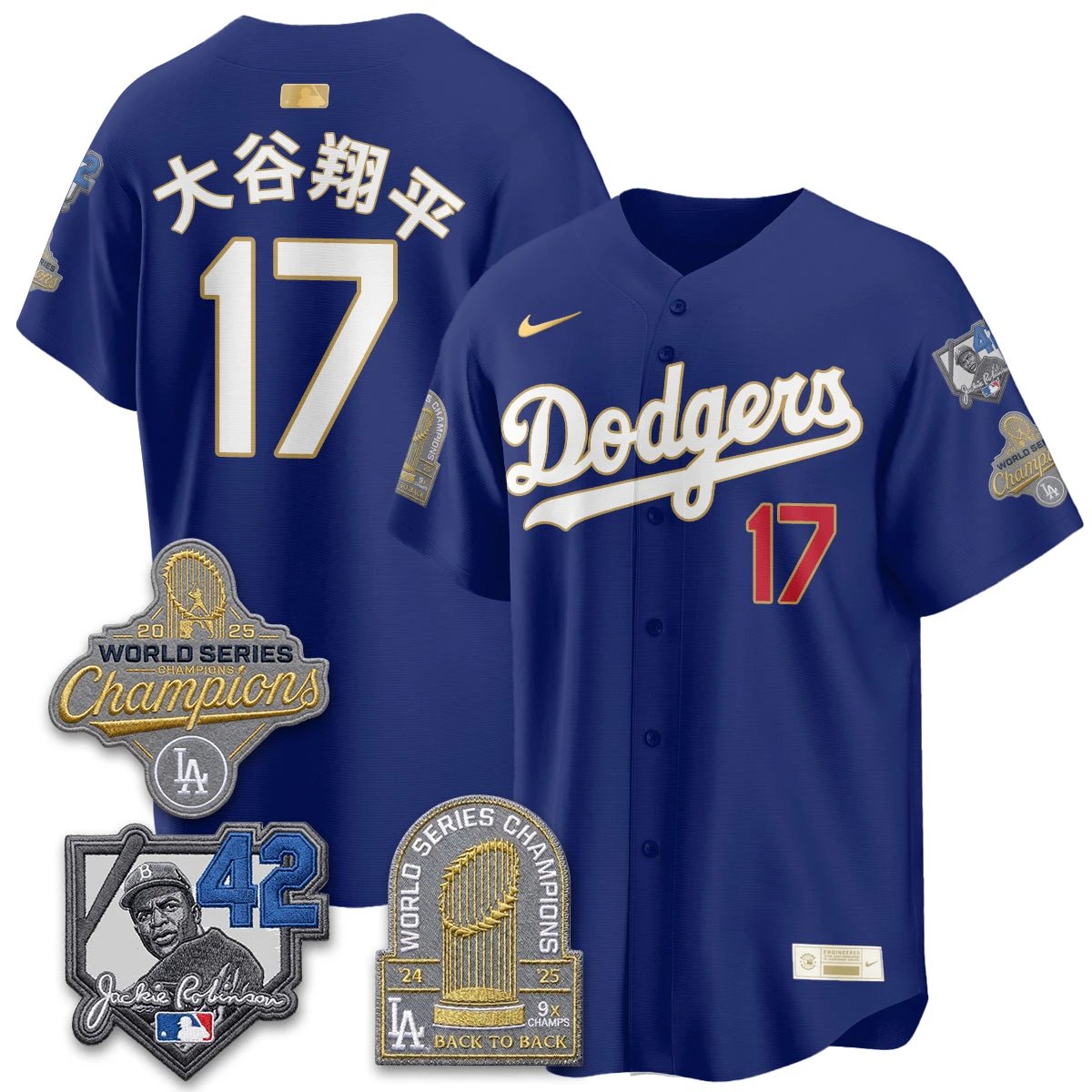 LAD 2026 Jackie Robinson New Era Vapor Limited Jersey - All Stitched by Los Angeles Dodgers