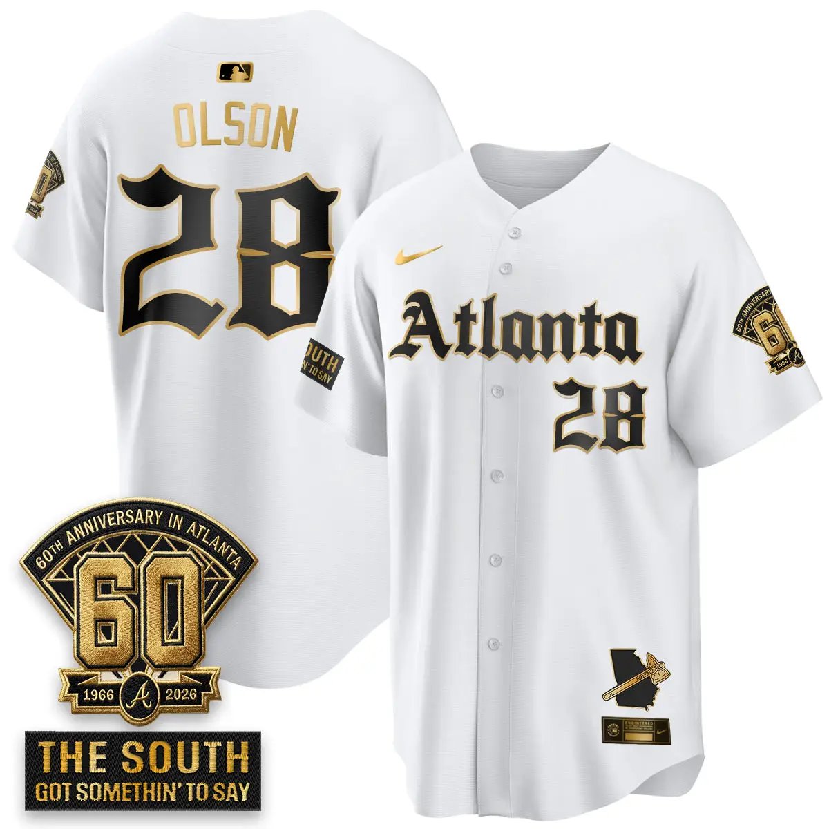 ATL 2026 Gothic Edition Vapor Limited Jersey - All Stitched V2 by Atlanta Braves