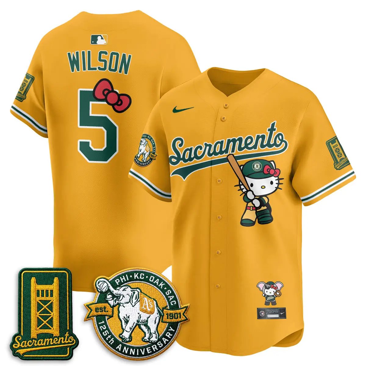 Oakland Athletics x Meow KT 2026 Vapor Limited Jersey - Stitched by Oakland Athletics