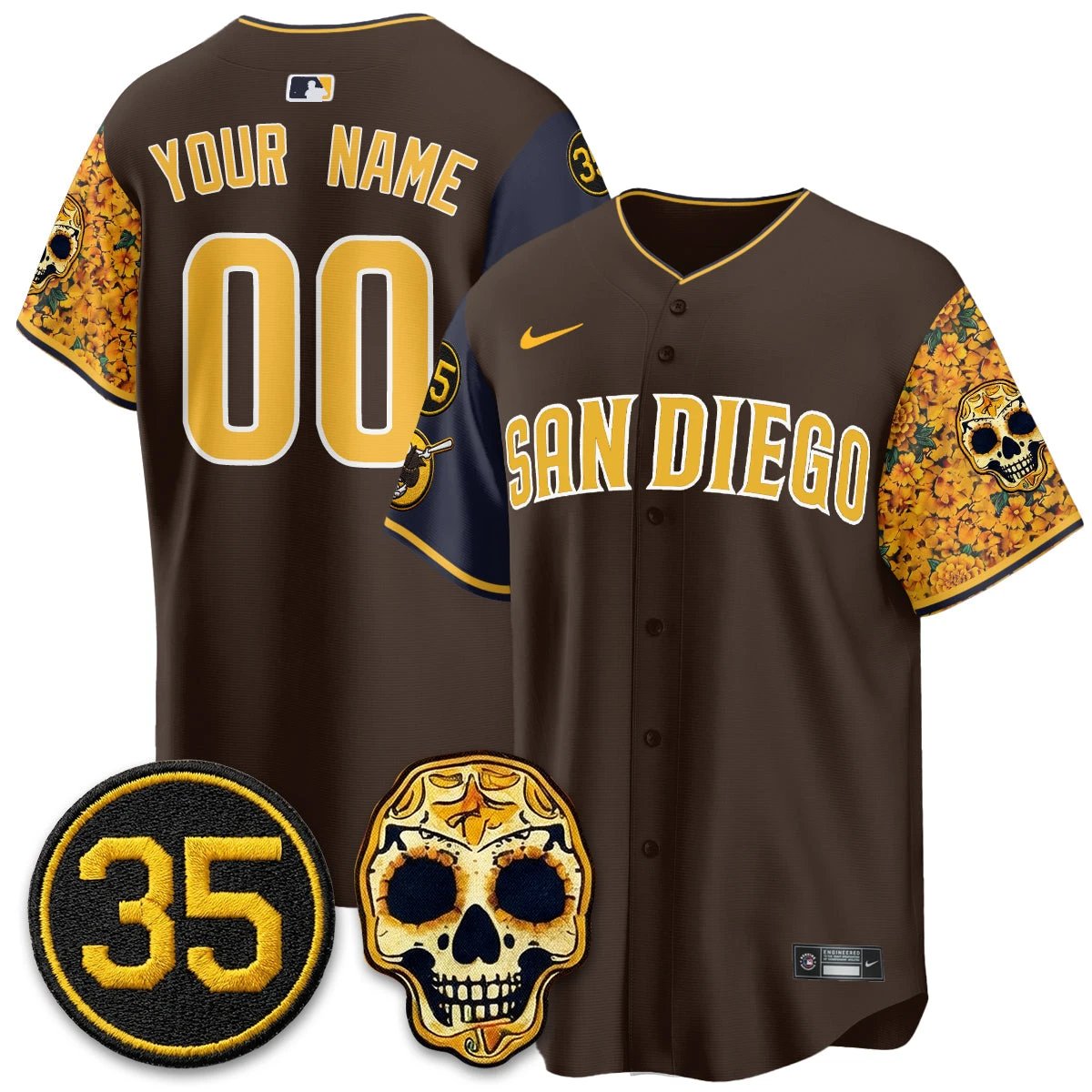 San Diego Padres 2026 City Connect - Remembering Randy Jones Vapor Limited Custom Jersey - All Stitched by San Diego Padres