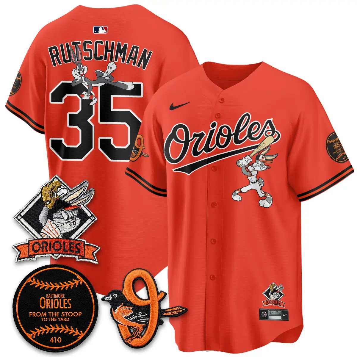BAL x Bunny Vapor Premier Limited Jersey - Stitched by Baltimore Orioles