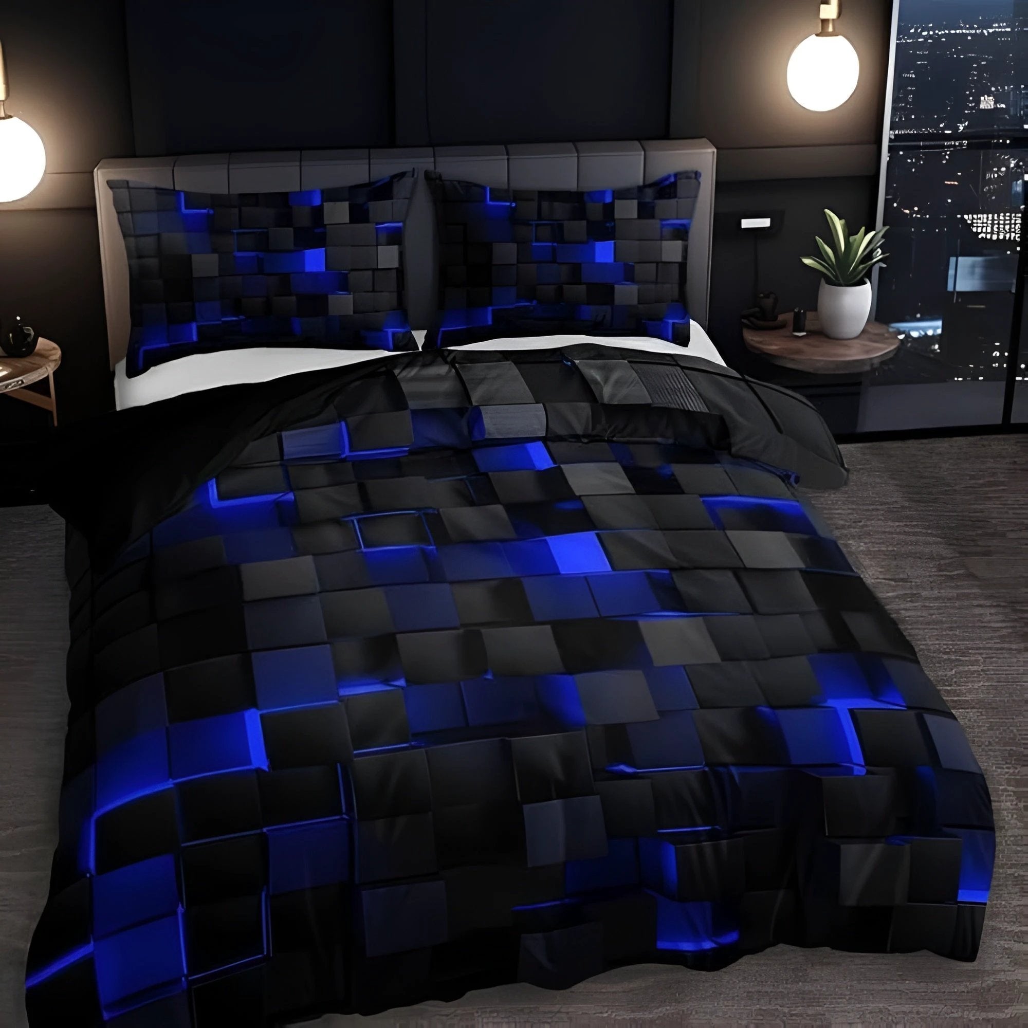 GEOMATRIX | Duvet Cover Set by Casa & Beyond