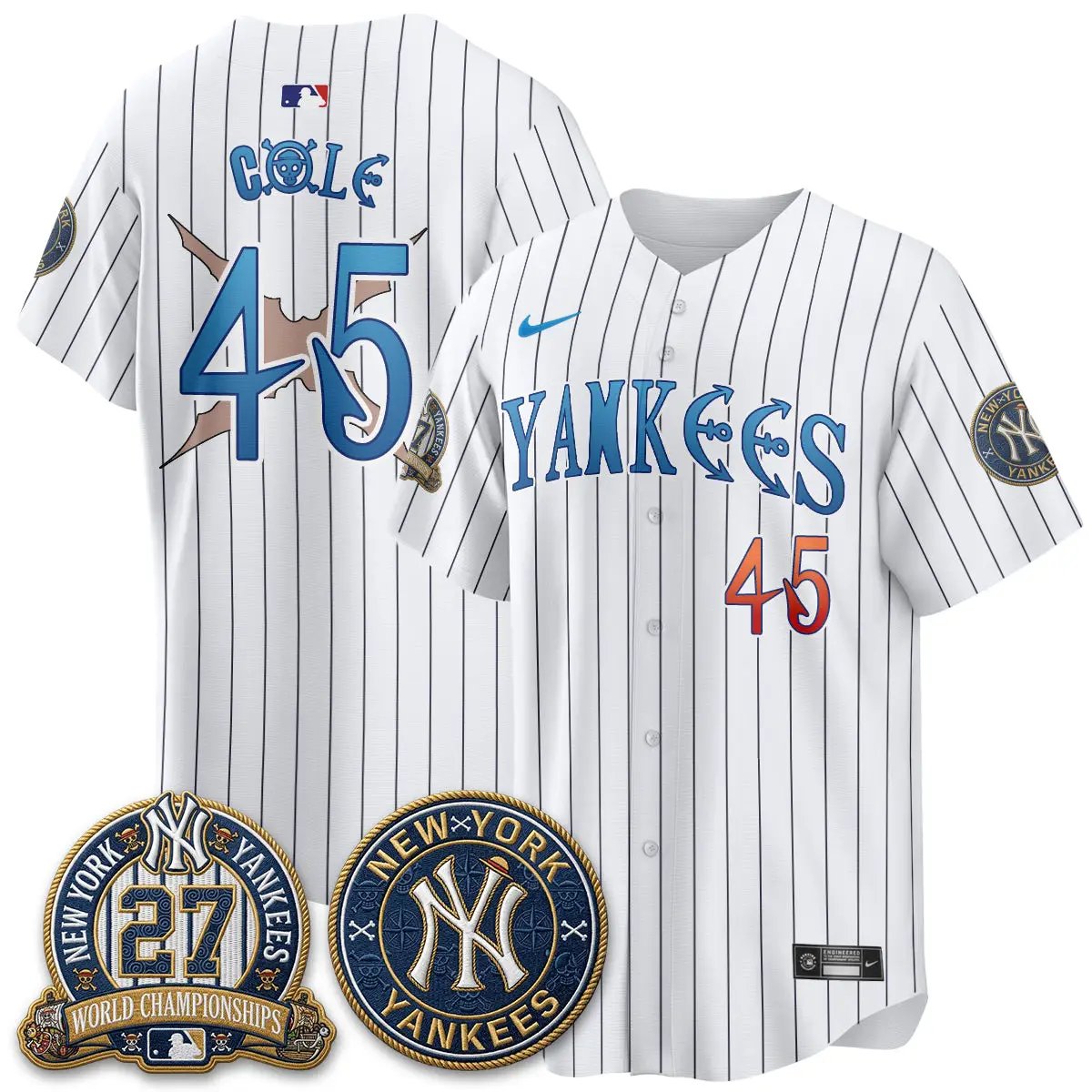 NYY x Japanese Cartoon Limited Jersey - Stitched by New York Yankees