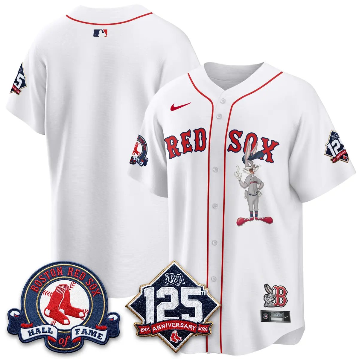 BOS x Bunny Vapor Premier Limited Jersey - Stitched by Boston Red Sox