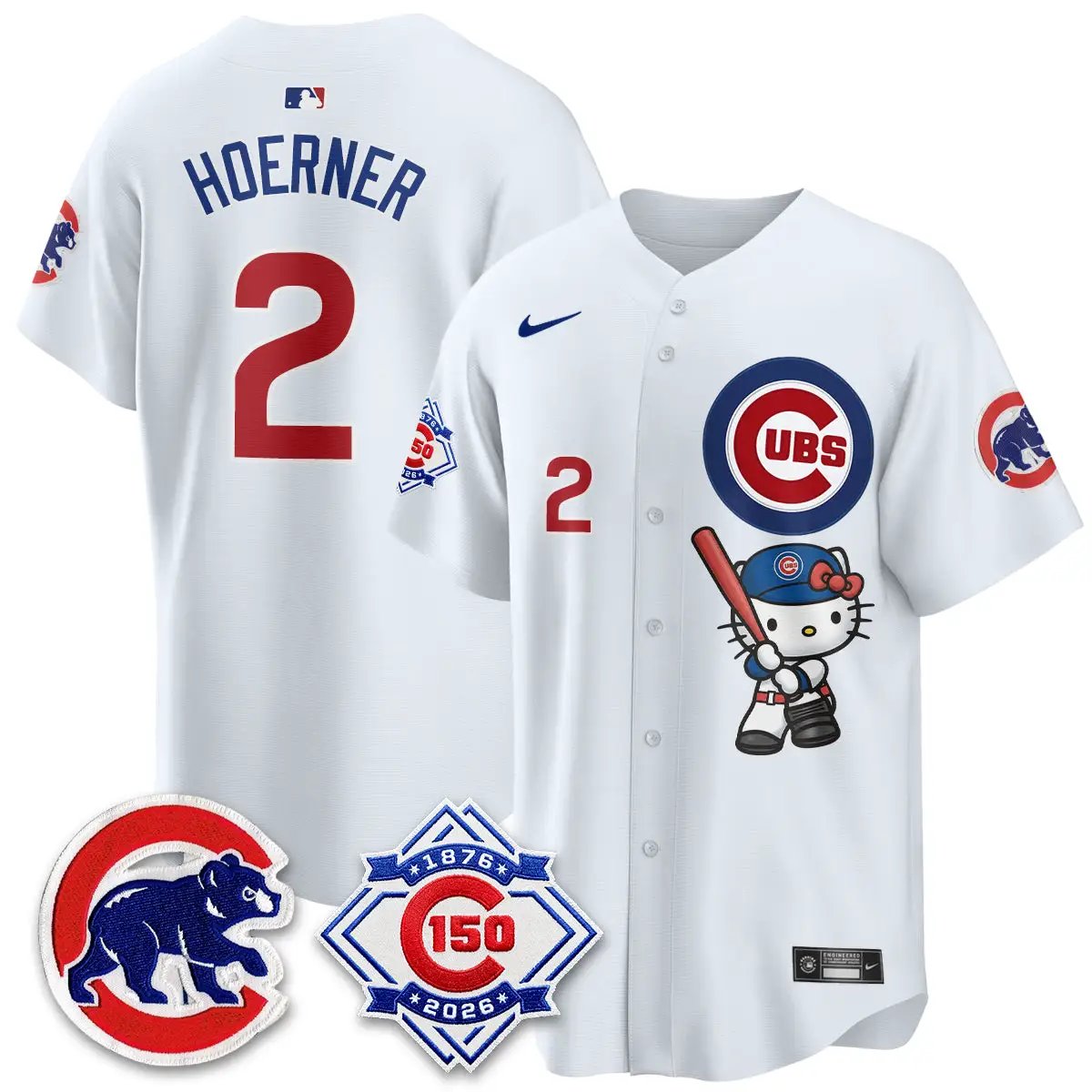 Chicago Cubs x Meow KT Vapor Premier Limited Jersey - All Stitched by Chicago Cubs