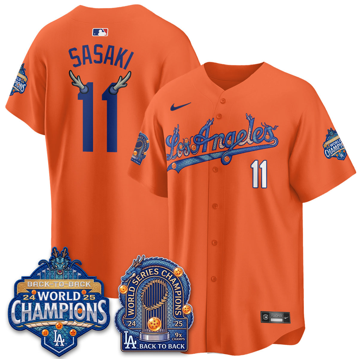 LAD x DB Night 2026 Vapor Jersey - Stitched by Los Angeles Dodgers