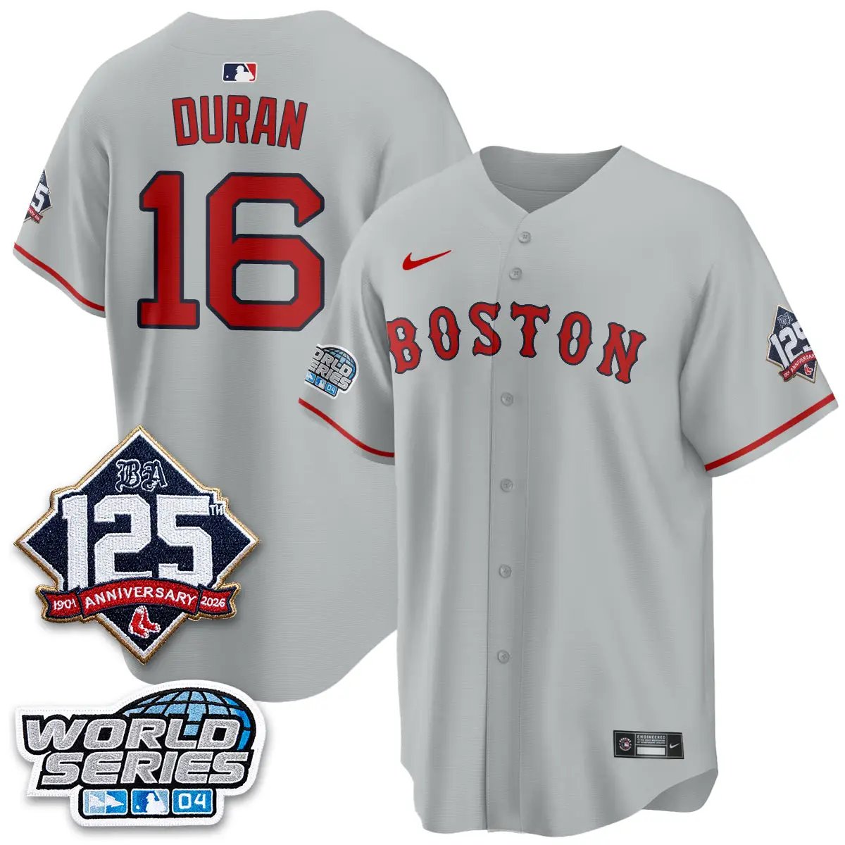 BOS Throwback 2004 Vapor Jersey - Stitched by Boston Red Sox