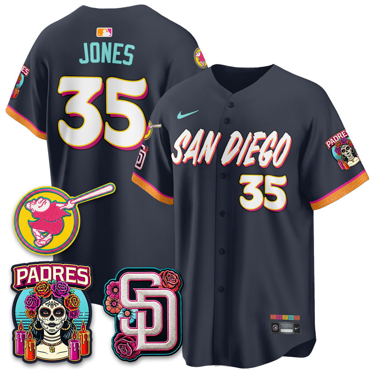 SD 2026 City Connect Vapor Premier Limited Jersey - All Stitched V2 by San Diego Padres
