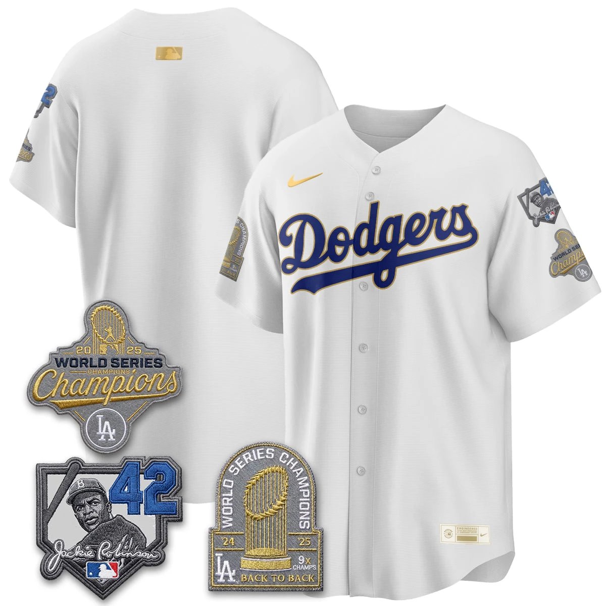 LAD 2026 Jackie Robinson New Era Vapor Limited Jersey - All Stitched by Los Angeles Dodgers