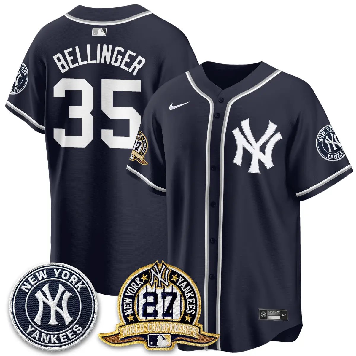 New York Yankees 2026 Black Out Style Vapor Limited Jersey - All Stitched by New York Yankees