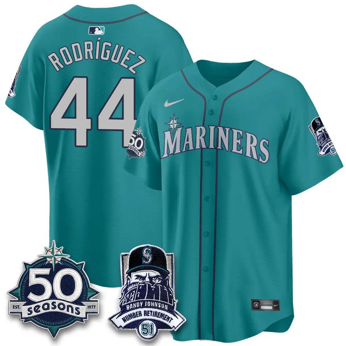 SEA Randy Johnson Vapor Limited Jersey V2- All Stitched by Seattle Mariners