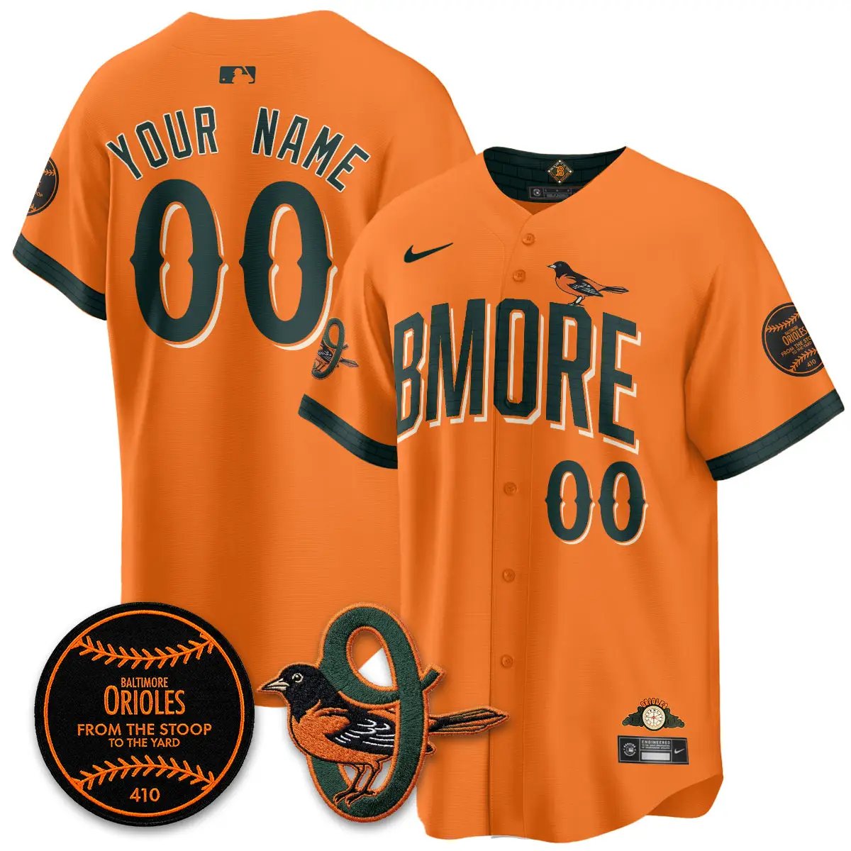 Baltimore Orioles 2026 City Connect Vapor Premier Limited Custom Jersey - All Stitched - V3 by Baltimore Orioles