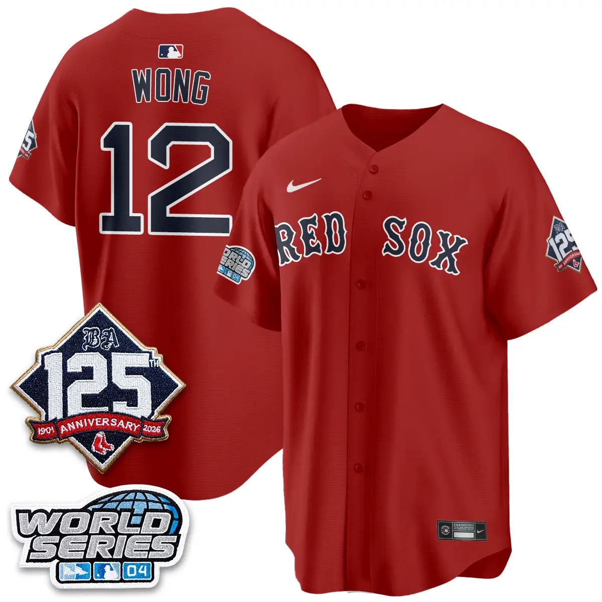 BOS Throwback 2004 Vapor Jersey - Stitched by Boston Red Sox