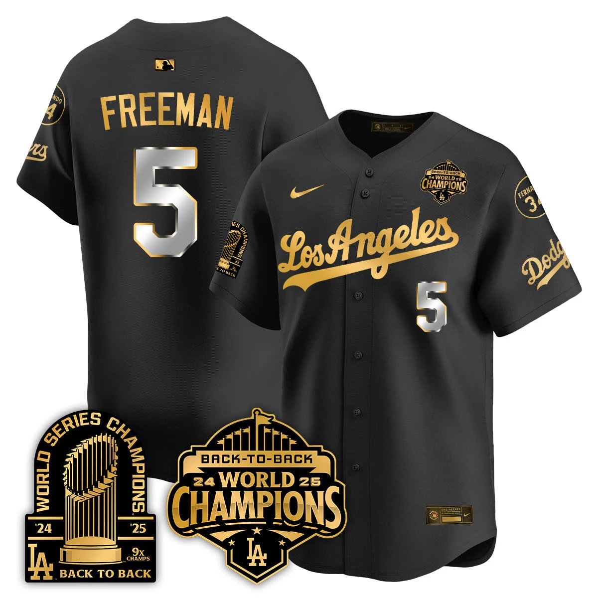 LAD Alternate Vapor Limited Jersey - 9x Champs - All Stitched by Los Angeles Dodgers