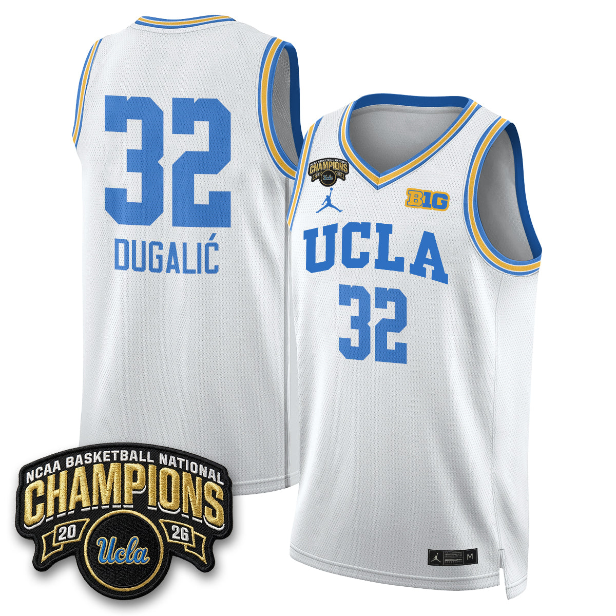 UCLA Women's Basketball Champion 2026 Limited Jersey - All Stitched by UCLA