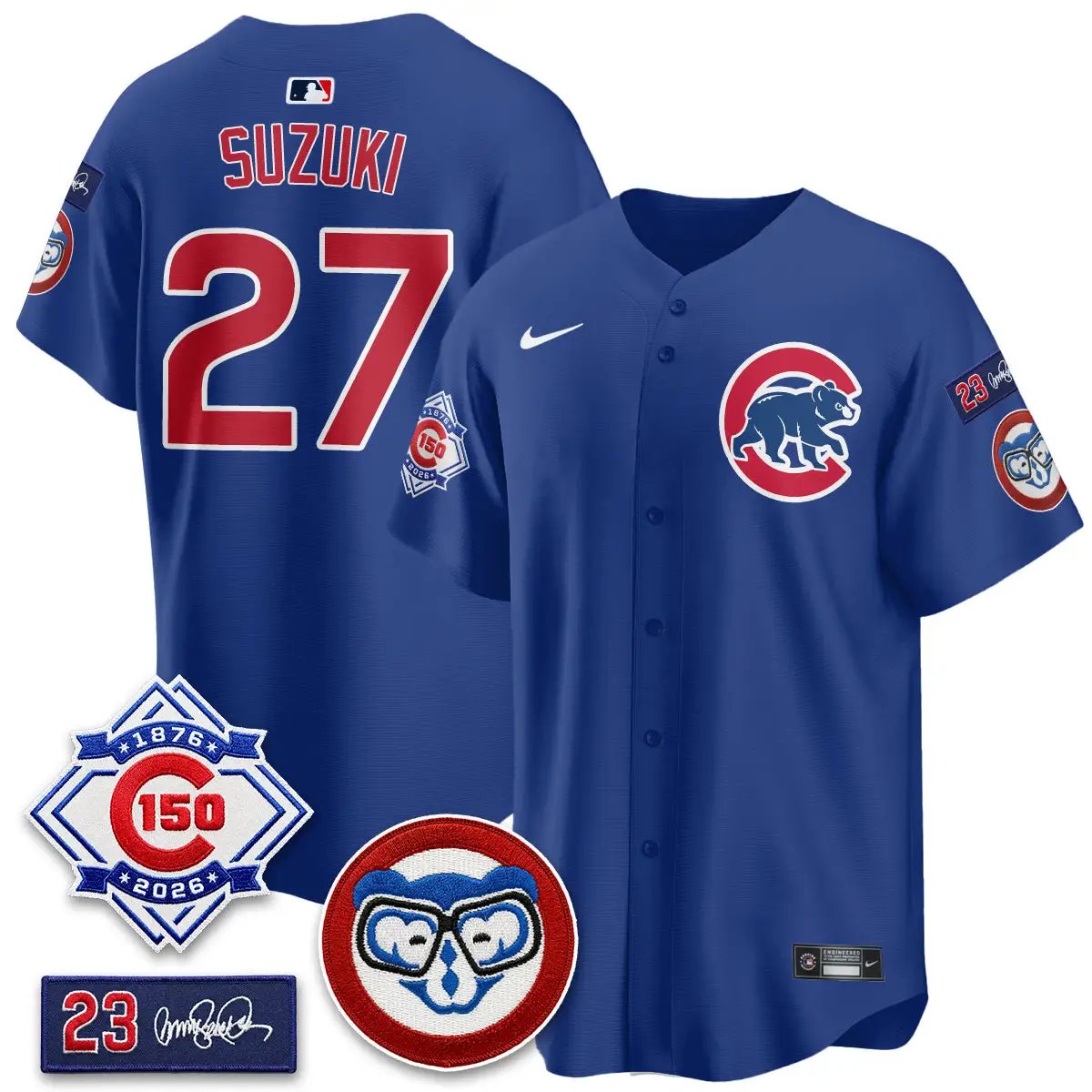 CHC 150th Anniversary Holy Cow Vapor Premier Limited Jersey - All Stitched by Chicago Cubs
