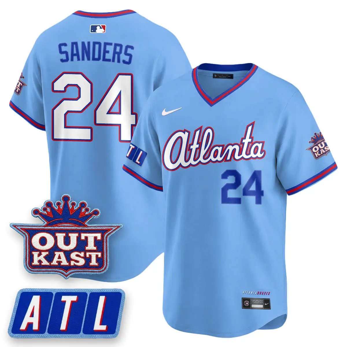 ATL 2026 City Connect x Outkast Patch Vapor Limited Jersey - All Stitched by Atlanta Braves
