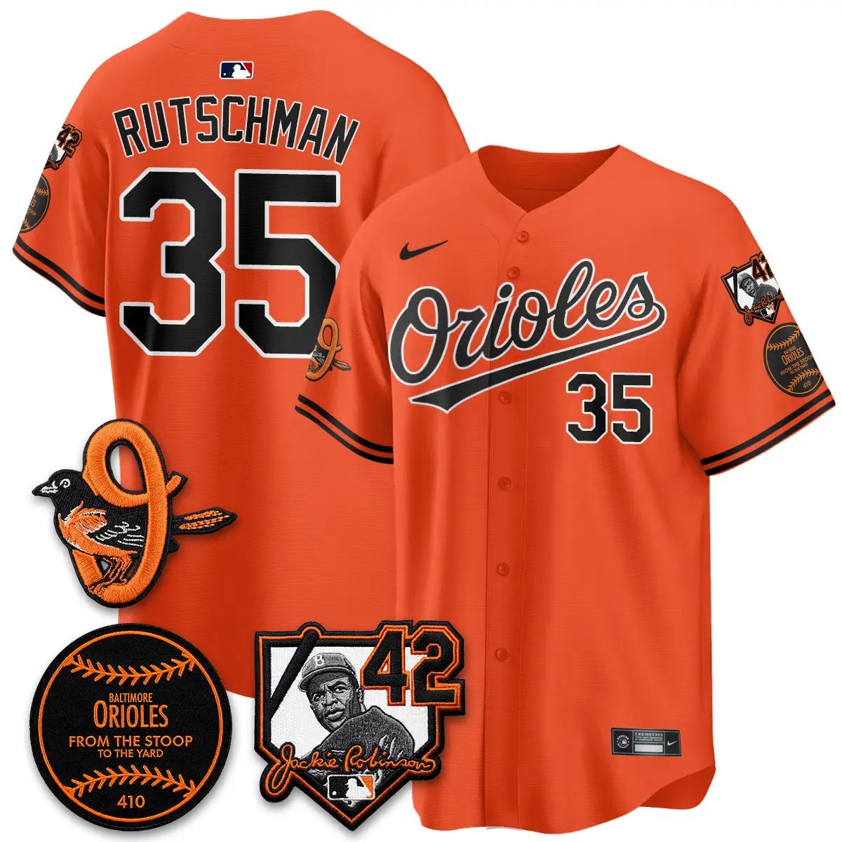 Baltimore Orioles 2026 Jackie Robinson Day Vapor Limited Jersey - All Stitched by Baltimore Orioles