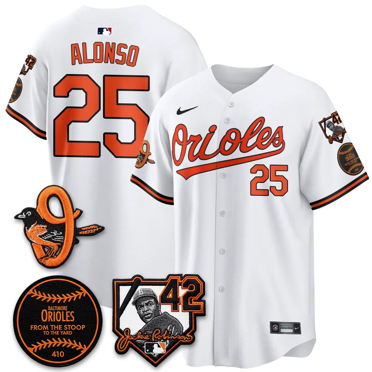 Baltimore Orioles 2026 Jackie Robinson Day Vapor Limited Jersey - All Stitched by Baltimore Orioles