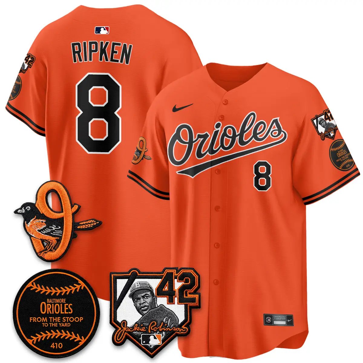 Baltimore Orioles 2026 Jackie Robinson Day Vapor Limited Jersey - All Stitched by Baltimore Orioles