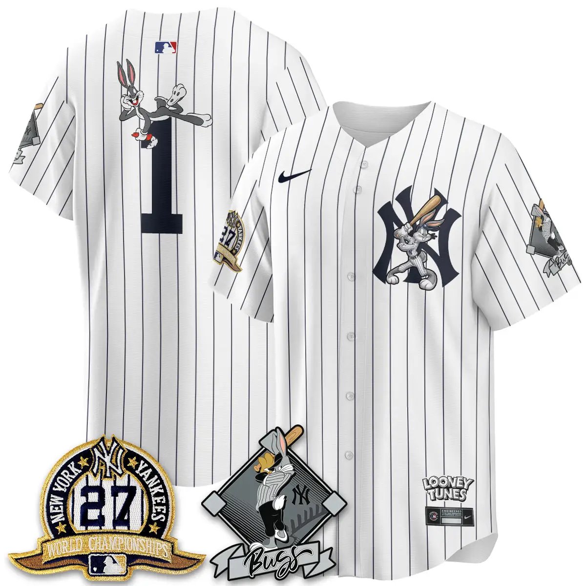 NYY Bunny Vapor Limited Jersey V2- Stitched by New York Yankees