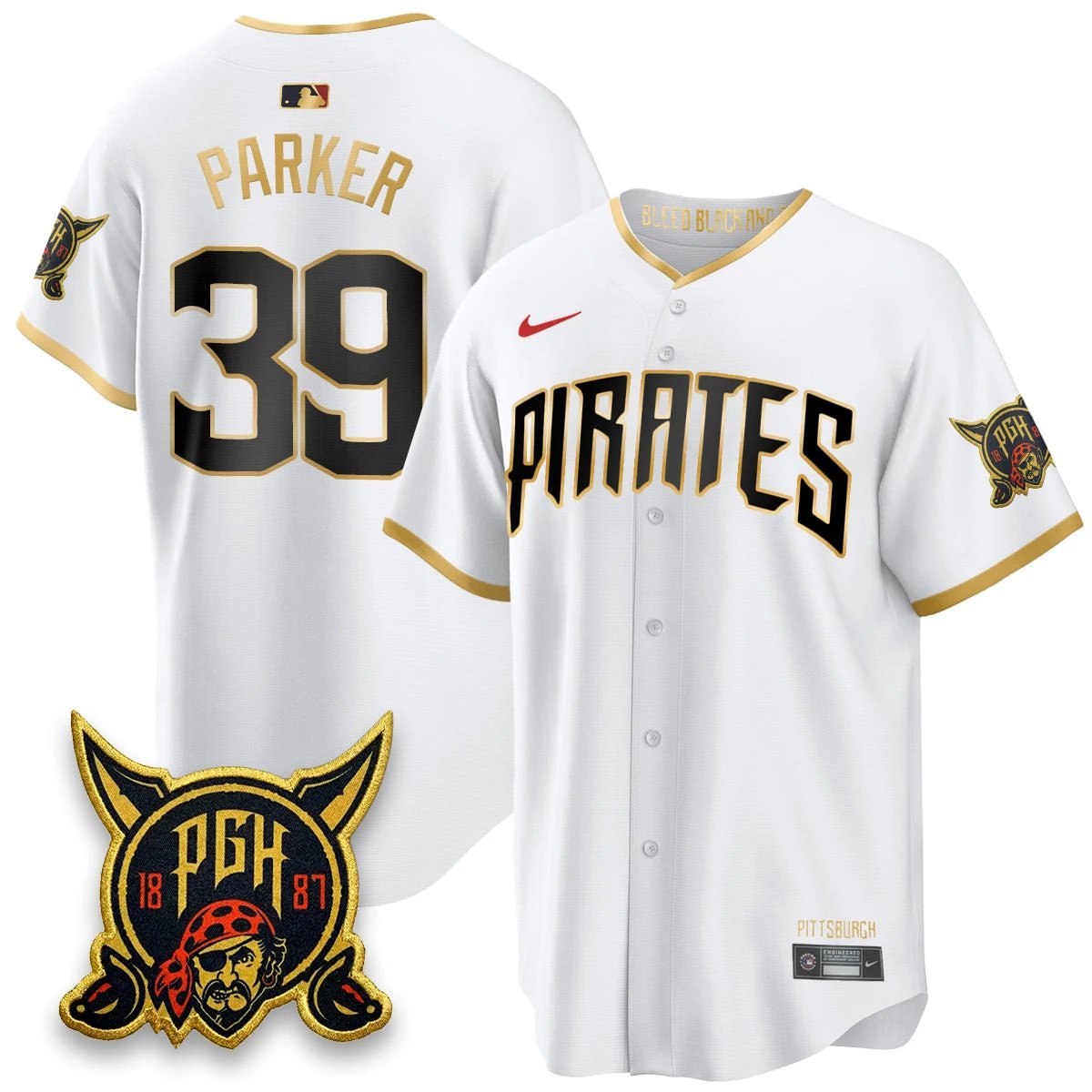 PIT 2026 City Connect Vapor Limited Jersey - All Stitched by Pittsburgh Pirates