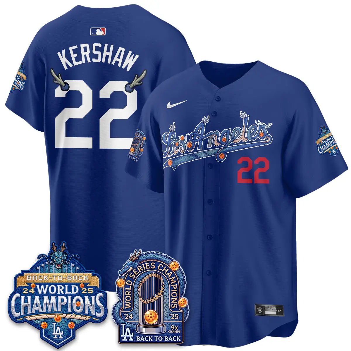 LAD x DB Night 2026 Vapor Jersey - Stitched by Los Angeles Dodgers