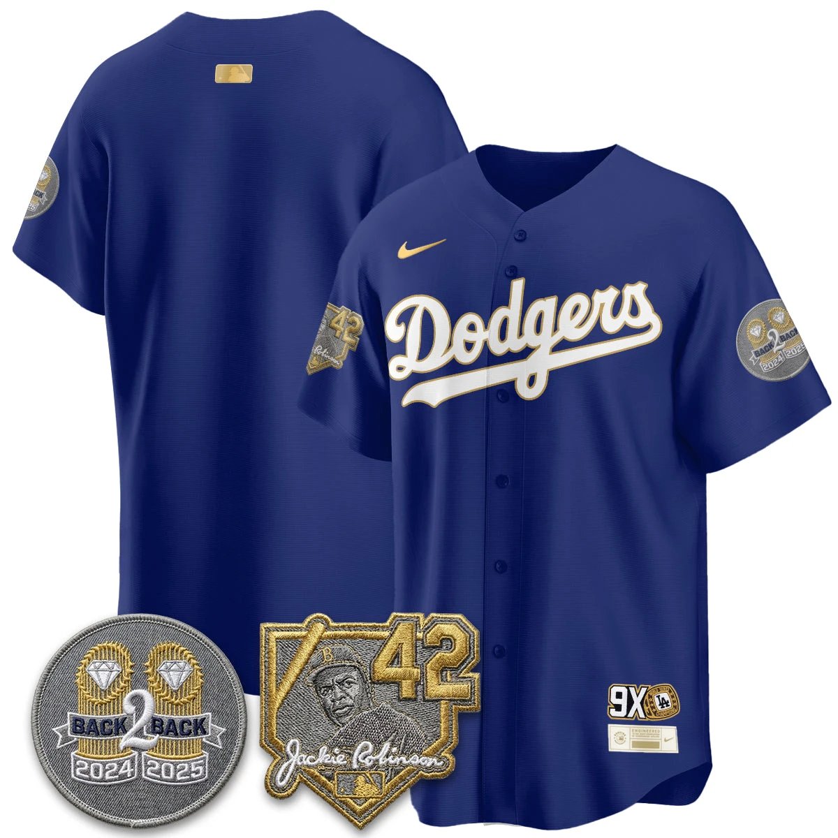 Los Angeles Dodgers - 2026 Jackie Robinson Day Vapor Limited Jersey - All Stitched by Los Angeles Dodgers