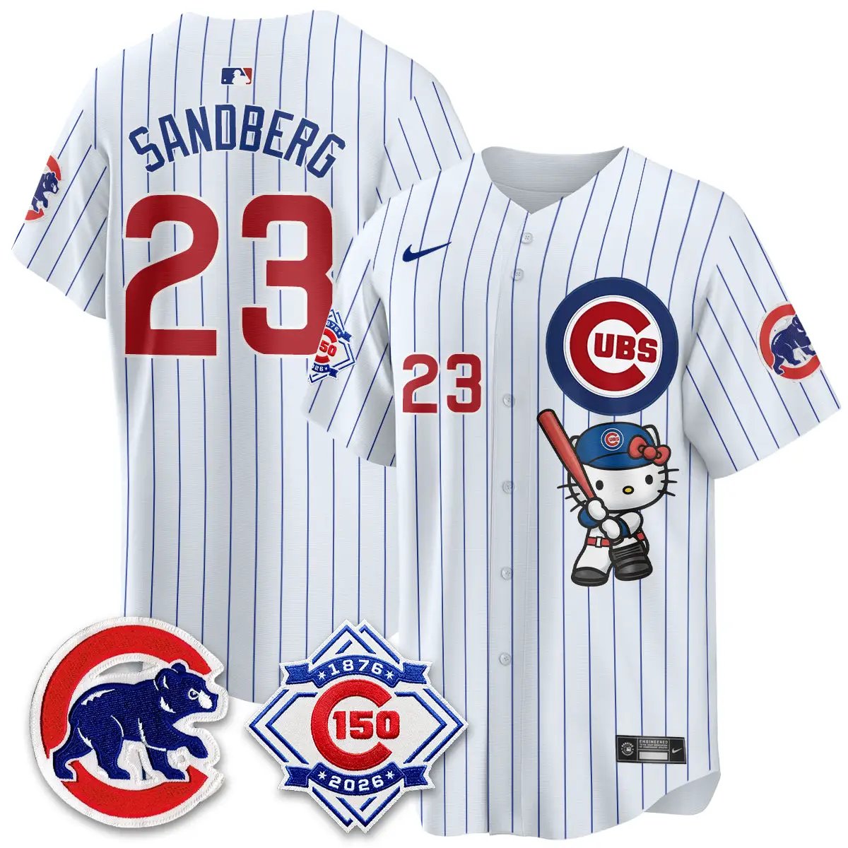 Chicago Cubs x Meow KT Vapor Premier Limited Jersey - All Stitched by Chicago Cubs