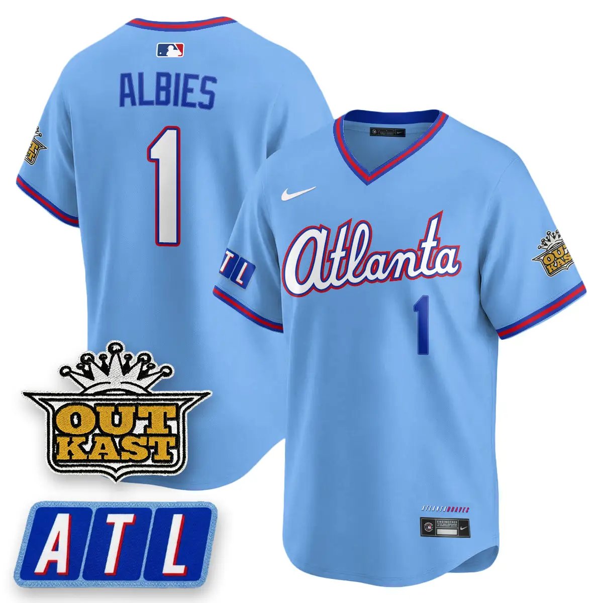 ATL 2026 City Connect x Outkast Patch Vapor Limited Jersey - All Stitched by Atlanta Braves